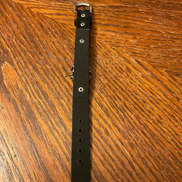 🏍🇺🇸Harley-Davidson Motor Cycles Black Leather Skull & Crossbones Bracelet! - Picture 5 of 16